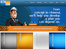 IBC Groups website design by dzine it